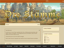 Tablet Screenshot of forum.die-staemme.de